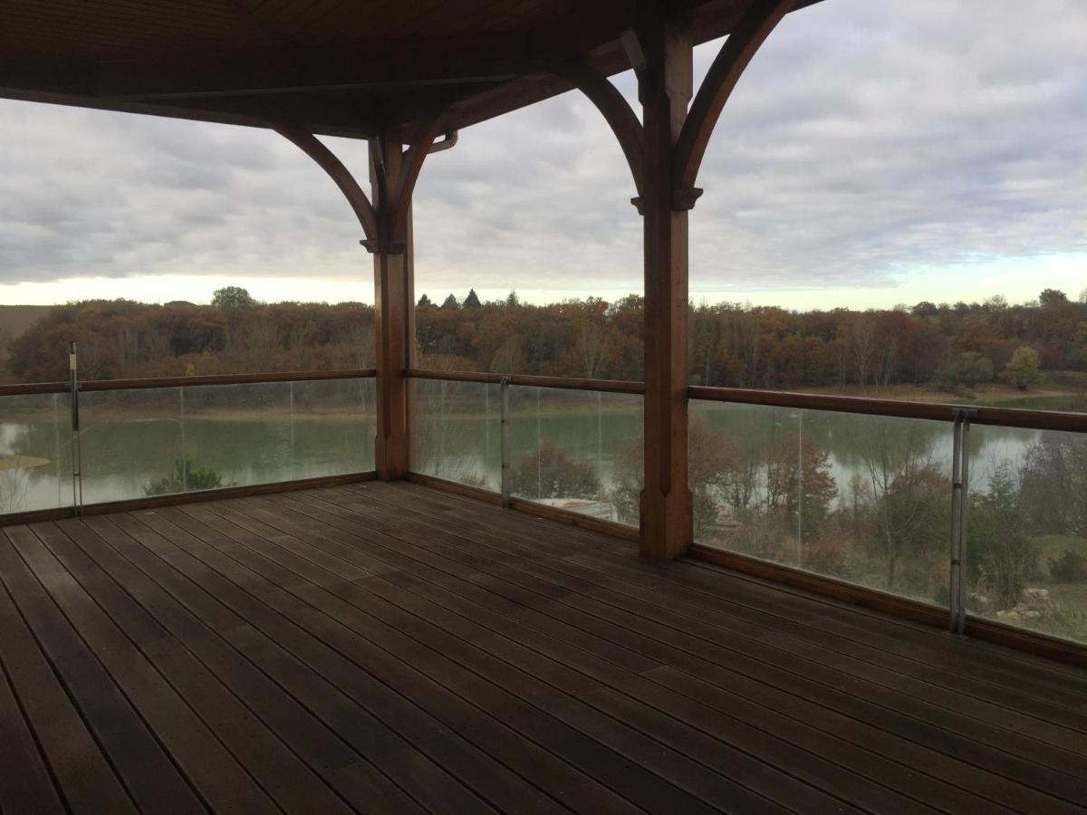 La Découverte, Jacuzzi, Sauna, et Terrasse avec vue sur lac à la campagne entre Toulouse et Auch Vila Catonvielle Exterior foto