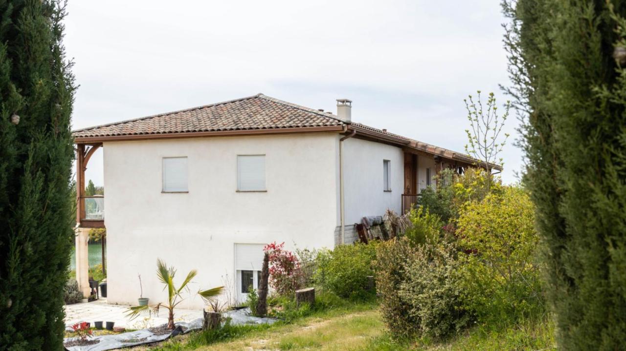 La Découverte, Jacuzzi, Sauna, et Terrasse avec vue sur lac à la campagne entre Toulouse et Auch Vila Catonvielle Exterior foto