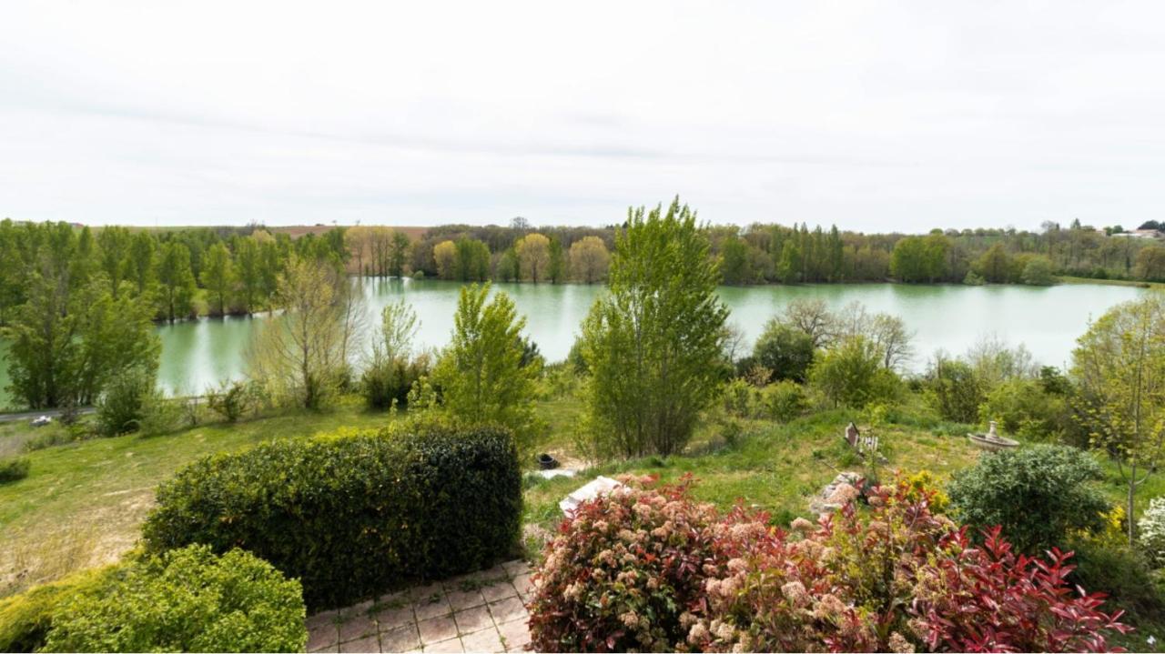 La Découverte, Jacuzzi, Sauna, et Terrasse avec vue sur lac à la campagne entre Toulouse et Auch Vila Catonvielle Exterior foto