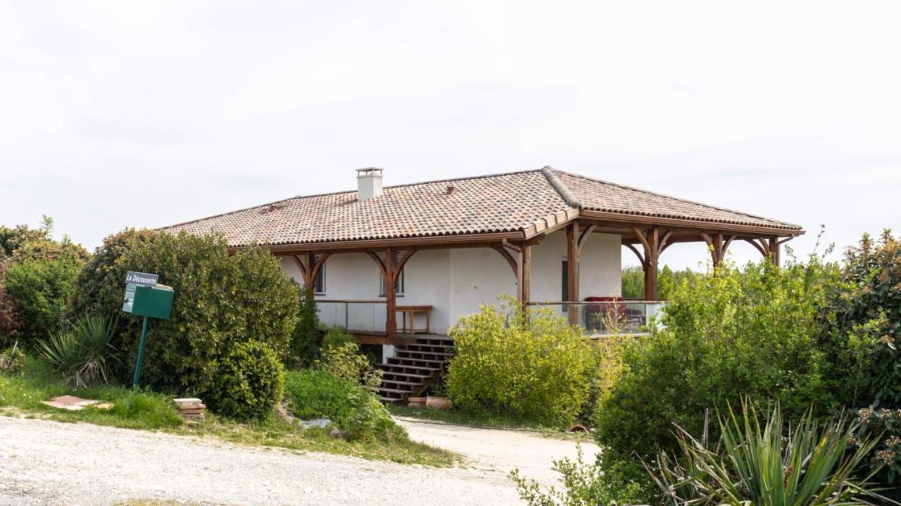 La Découverte, Jacuzzi, Sauna, et Terrasse avec vue sur lac à la campagne entre Toulouse et Auch Vila Catonvielle Exterior foto