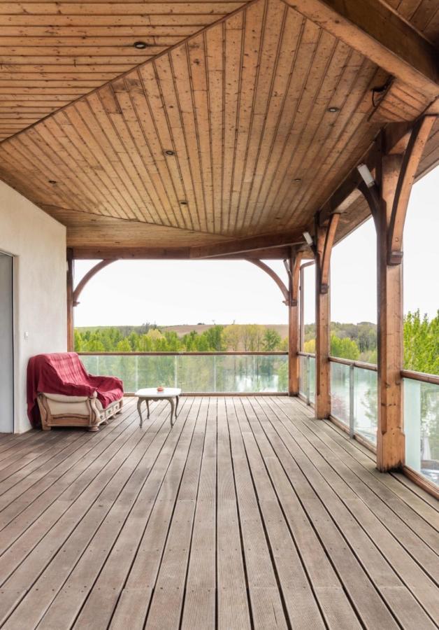 La Découverte, Jacuzzi, Sauna, et Terrasse avec vue sur lac à la campagne entre Toulouse et Auch Vila Catonvielle Exterior foto